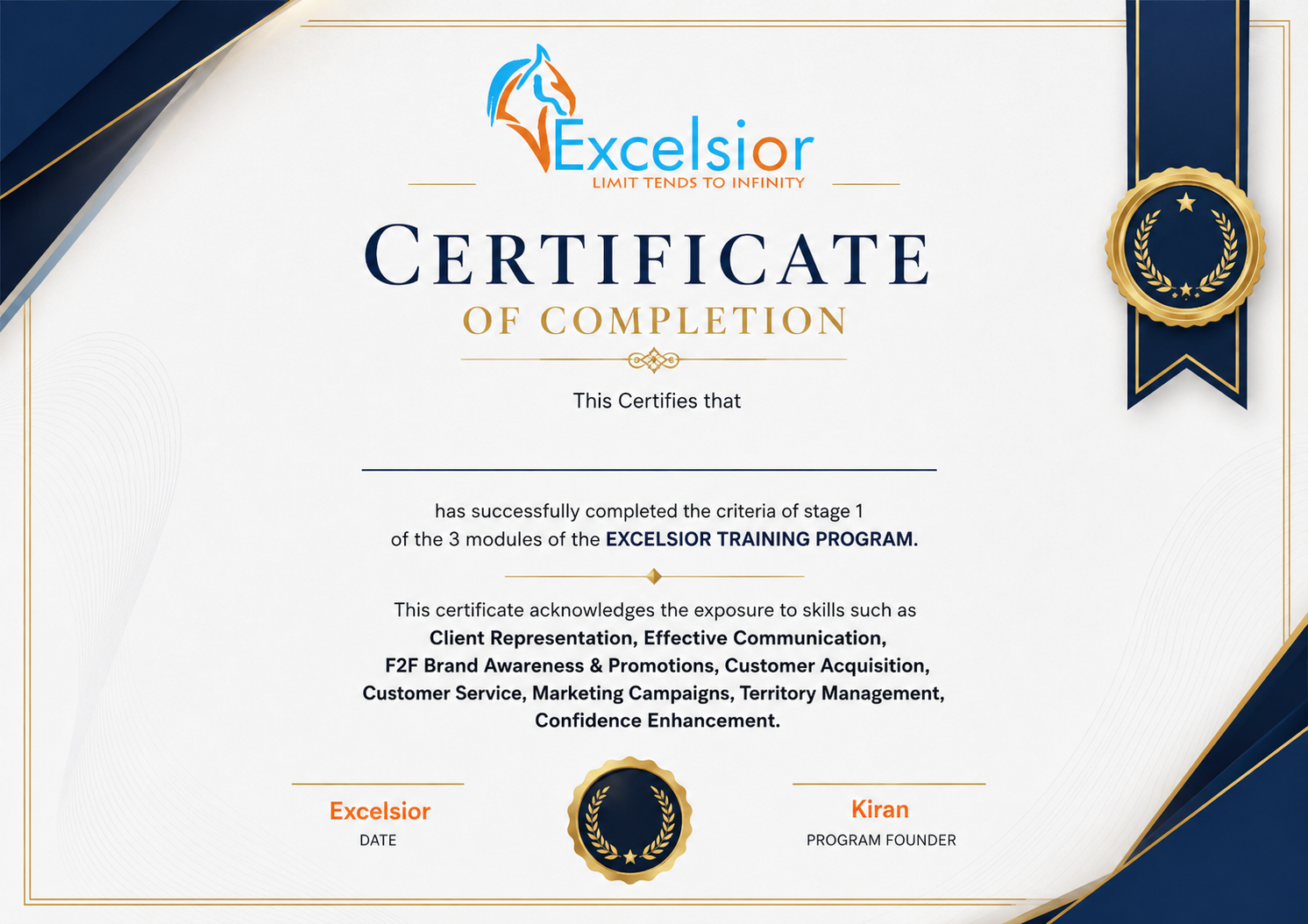 Foundation Certificate